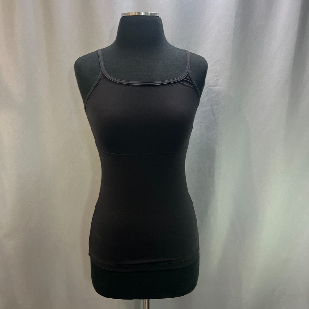 Maidenform Shapewear Camisole Top Womens Medium Black Tummy Control Sleeveless